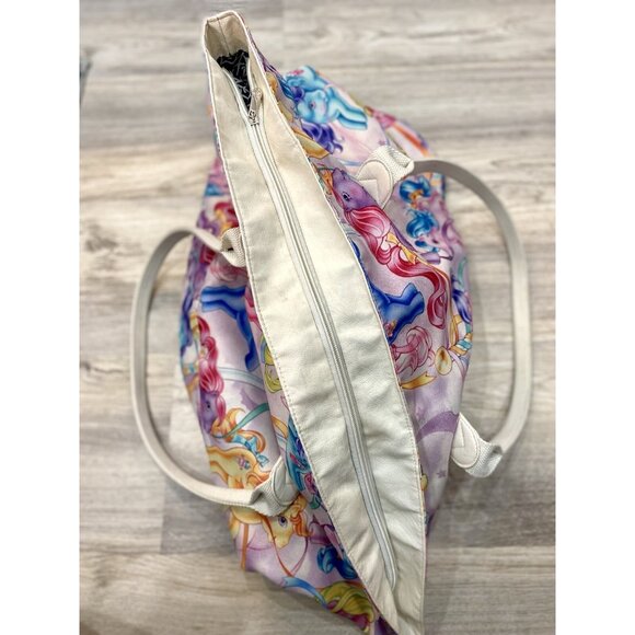 Iron Fist My Little Pony Rare Sundae Best G1 Shoulder Tote Bag Large 25” X 20” - Picture 3 of 14